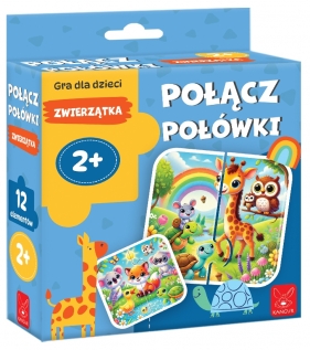 Połącz Połówki - Zwierzątka 12 el.
