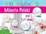 Miasta Polski - pokoloruj praca zbiorowa