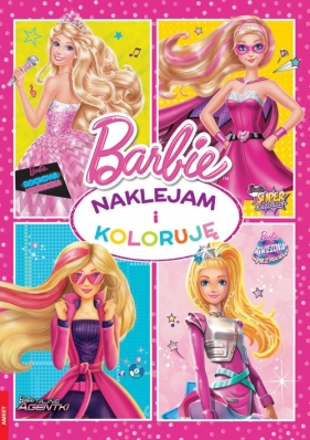 Barbie Naklejam i koloruję