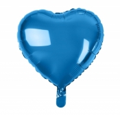 Balon foliowy Godan serce niebieski 18 cali 18cal (hs-s18nb)