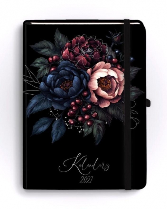 <img src='https://webimage.pl/pics/961/8/d5904210098961.jpg' style='height:440px' /> Kalendarz 2027 Botanical A5 dzienny velvet