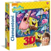 Puzzle 3 D Wizja Gąbka Bob 3D Vision Sponge Bob 104 (20096) - <br />