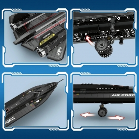 Klocki REOBRIX 33041 Bombowiec SR-71 Blackbird (1733 elementy)
