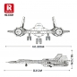 Klocki REOBRIX 33041 Bombowiec SR-71 Blackbird (1733 elementy)