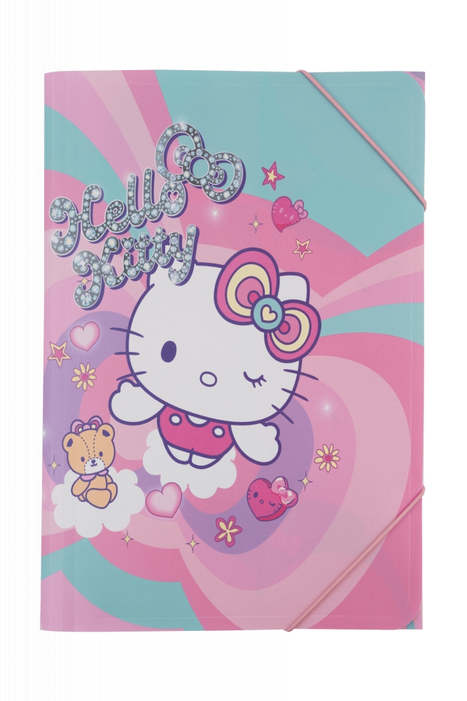 Coolpack, Teczka A3/PP płaska na gumkę Hello Kitty - Pink 1 (12962PTR)