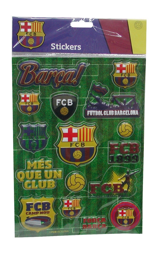Zestaw naklejek 3D FC Barcelona