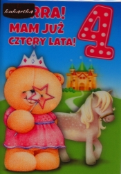 Karnet 4 latka dziewczynka 3DV-072