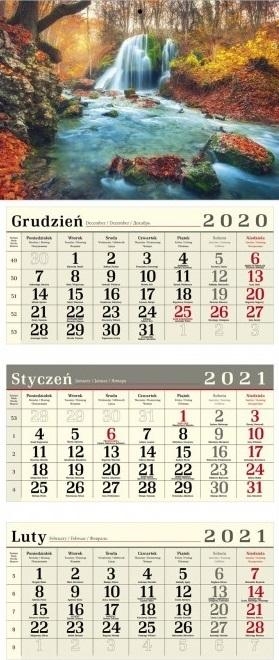 Kalendarz 2021 Trójdzielny Jesień CRUX 