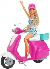 Lalka Barbie + skuter (GBK85)
