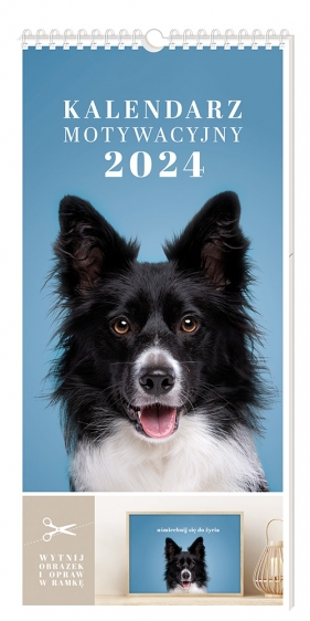 Kalendarz motywacyjny 2024 22 x 46 cm - Zwierzaki