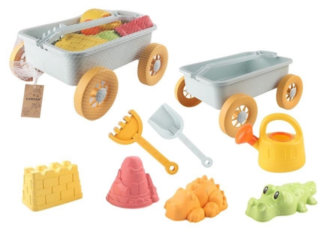 Zestaw do piasku z wózkiem 8el