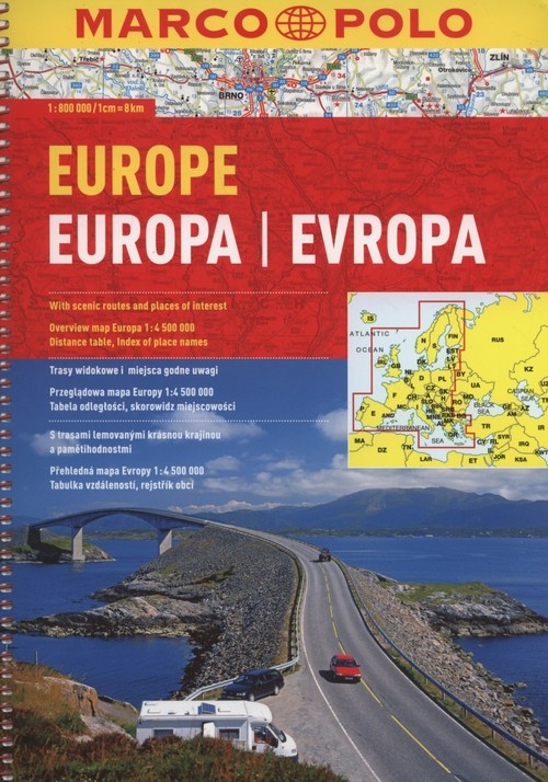 Europa atlas drogowy 1:800000 Marco Polo
