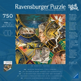 Ravensburger, Puzzle 750: Art & Soul - Wielki Gatsby (12000996)