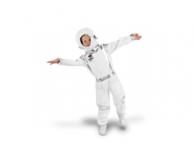Strój astronauta biały rozm. 116-128cm