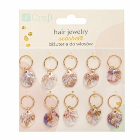 Biżuteria do włosów Seashell 10szt