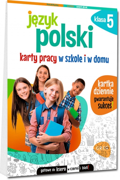 Język polski. Karty pracy w szkole i w domu. Klasa 5