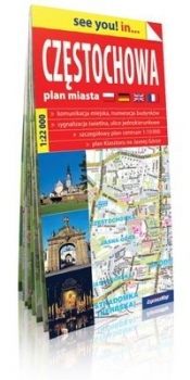 Częstochowa- plan miasta 1:22 000 (papier) - Opracowanie zbiorowe
