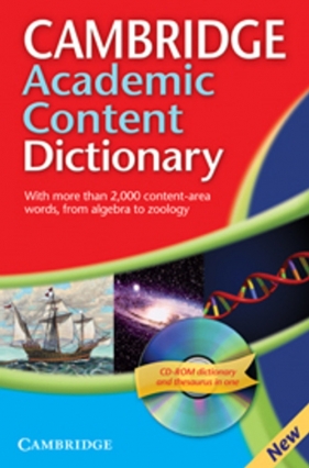 Cambridge Academic Content Dictionary Reference Book + CD