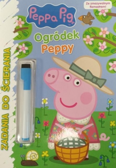 Peppa Pig Ogródek Peppy Zadania do ścierania (ze zmywalnym flamastrem)