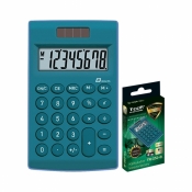 Kalkulator kieszonkowy TR-252-B - turkusowy (120-1771)