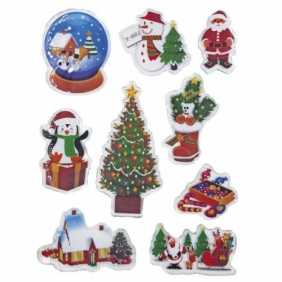 Naklejki Xmass żelowe Ll-025-1