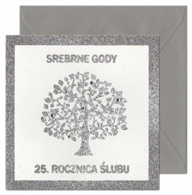 Karnet 25 Rocznica Ślubu AGC1230001 - AGC1230001