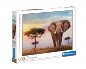 Puzzle High Quality Collection 500: African Sunset (35096)