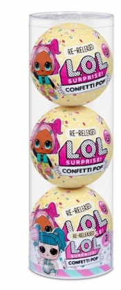 L.O.L. Surprise Figurki 3-pak confetti, Glamstronaut (571957E7C/571964)