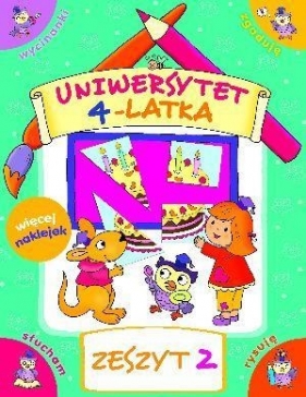 Uniwersytet 4-latka. Zeszyt 2 - Elżbieta Lekan