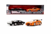 Zestaw pojazdów metalowych JADA F&F Dodge + Toyota dwupak