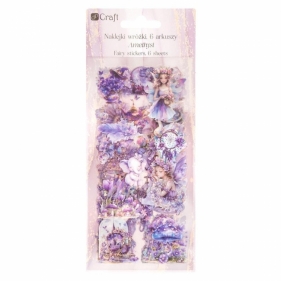 Naklejki PET - Wróżki amethyst 6ark
