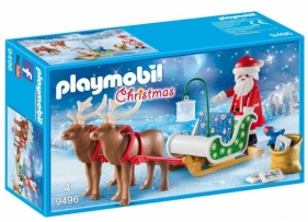 Playmobil Christmas: Sanie świętego Mikołaja z reniferami (9496)