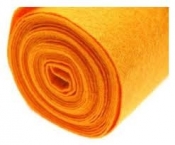 Filc dekoracyjny impregnowany pomarańczowy - happy color 4mm, 5ark, 20x30cm