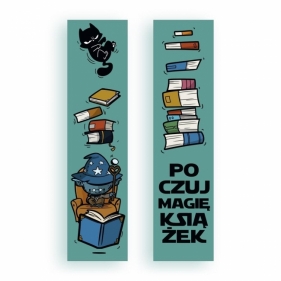 Zakładka kartonowa - Poczuj magię książek