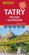 Tatry Polskie i Słowackie mapa turystyczna 1:50 000