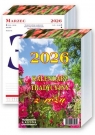 Kalendarz 2026 Tradycyjny z różą zdzierak