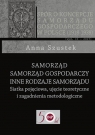 Samorząd Samorząd gospodarczy Inne rodzaje samorządu Siatka pojęciowa, Anna Szustek