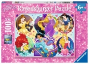 Puzzle 100 XXL Disney Księżniczki Bądź silny