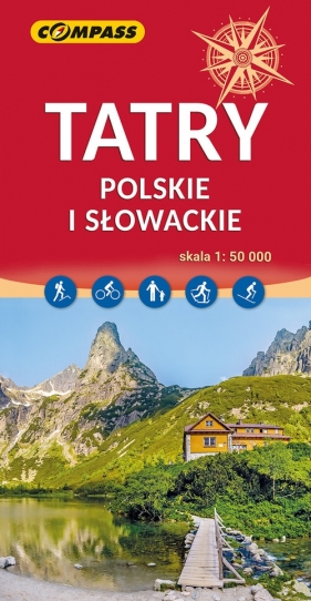 Tatry Polskie i Słowackie mapa turystyczna 1:50 000