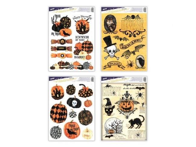 <img src='https://webimage.pl/pics/964/8/d8595138558964.jpg' style='height:440px' /> Naklejka Halloween 30x42cm MIX