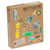 Re-Cycle-Me Zestaw Kreatywny Dżungla 8 zabawek