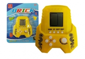 Tetris - Gra w kształcie żółtej rakiety