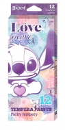 Coolpack, Farby tempera w tubie 12 ml Disney Fashion - Stitch pastel, 12 kol (91965PTR)