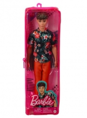 Lalka Barbie Ken Fashionistas brunet z hawajską koszulą (DWK44/HBV24)