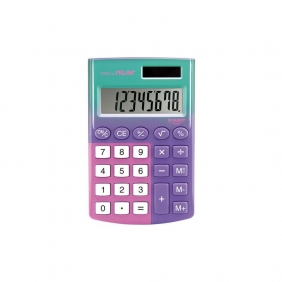 Kalkulator kiesznokowy Milan Sunset - zielono-fioletowo-różowy (151008SNPRBL)