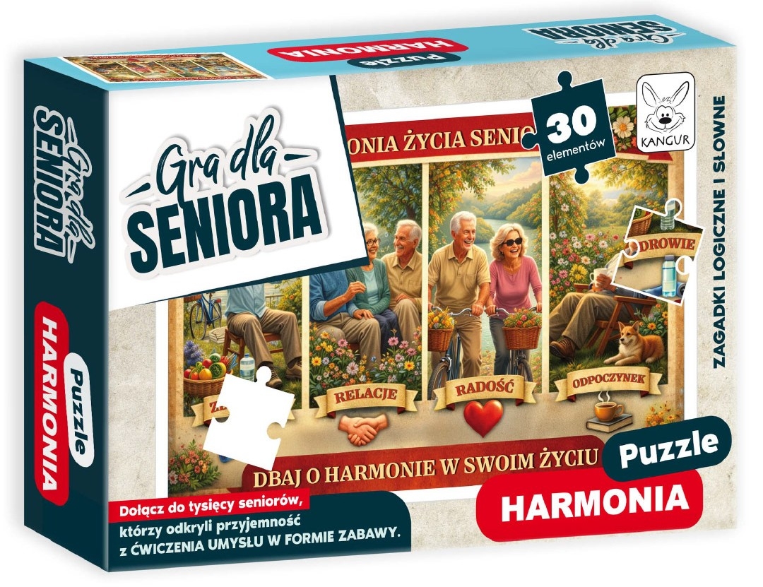 Gra dla Seniora. Puzzle Harmonia