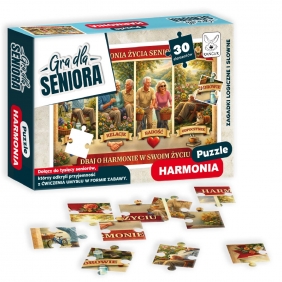 Gra dla Seniora. Puzzle Harmonia