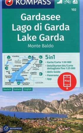 Jezioro Garda mapa + przewodnik 1:50 000