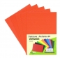 Tektura A4 falista pomarańczowa 5szt