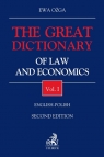 The Great Dictionary of Law and Economics Vol I English - Polish Ewa Ożga